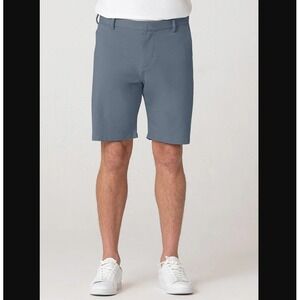 Swet Tailor NEW NWT Men 32 French Gray Everyday Chino Shorts Golf Athletic Comfy